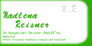 madlena reisner business card